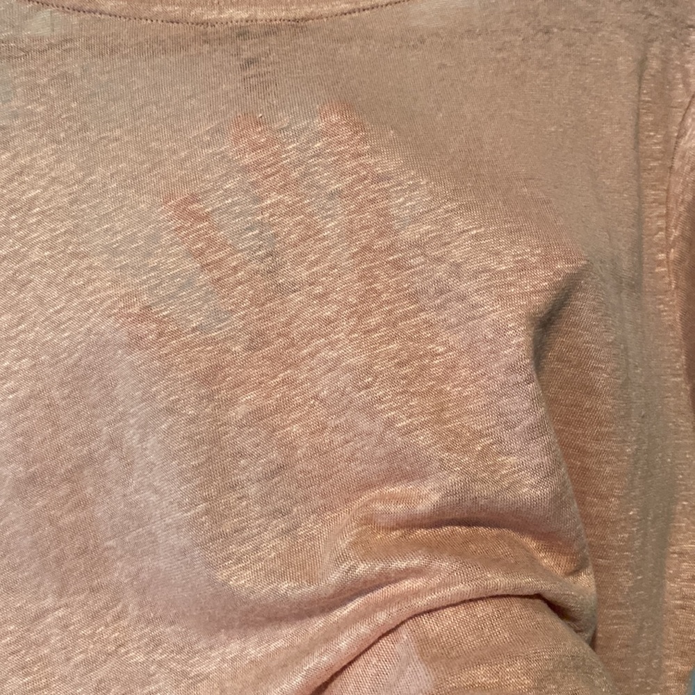 Scoop Neck Shirt Express 100% Linen - Picture 4 of 5